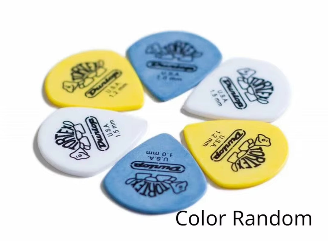10Pcs Dunlop Guitar Picks Electric Guitar Parts Picks Accessories 6 Kinds Thickness Picks Acoustic Guitar