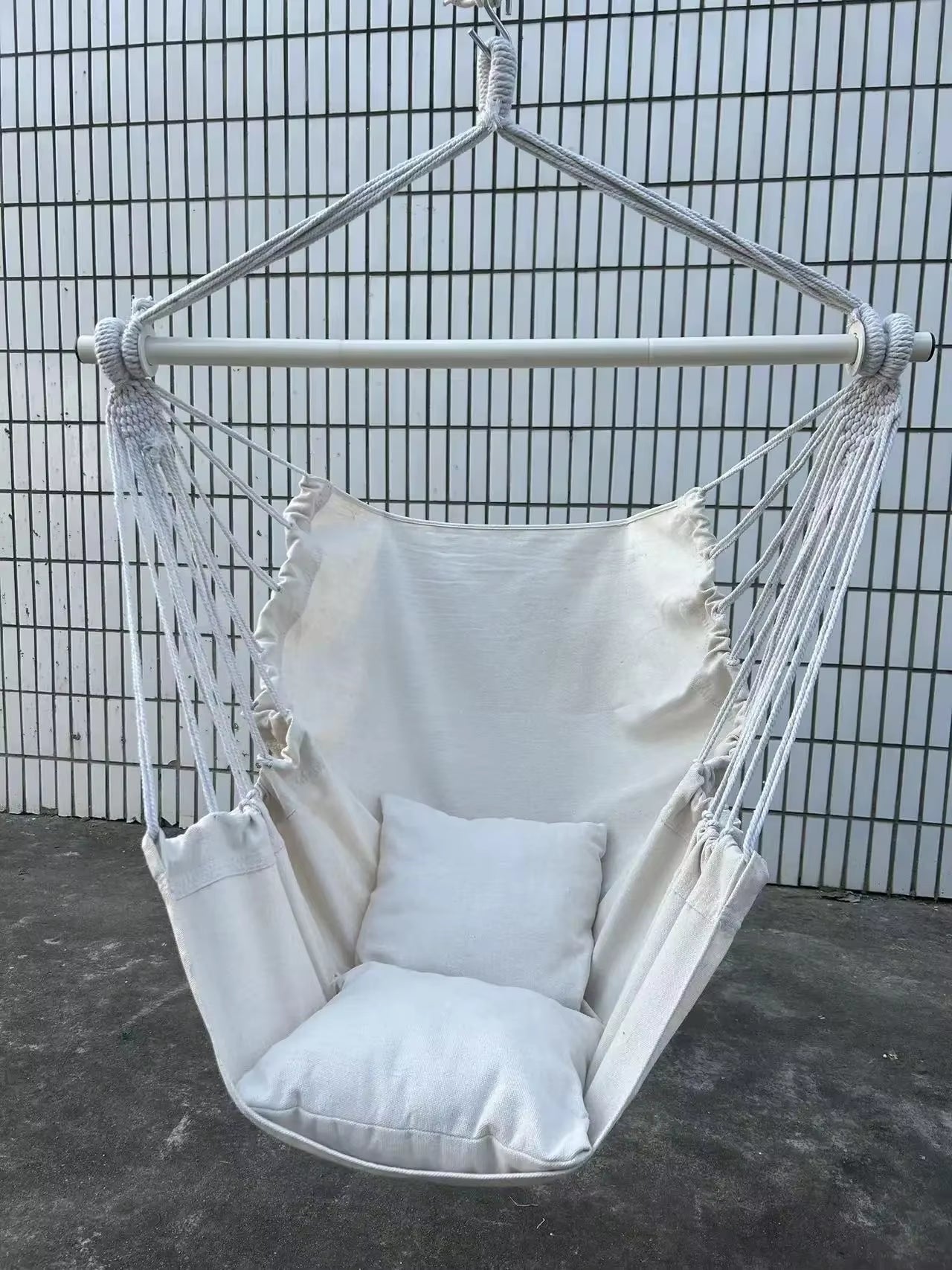 1Pc Leisure Fabric Hammock Chair Outdoor Swing Chair Hammock Dormitory Hammock Chair anti Rollover Hammock with Storage Bag