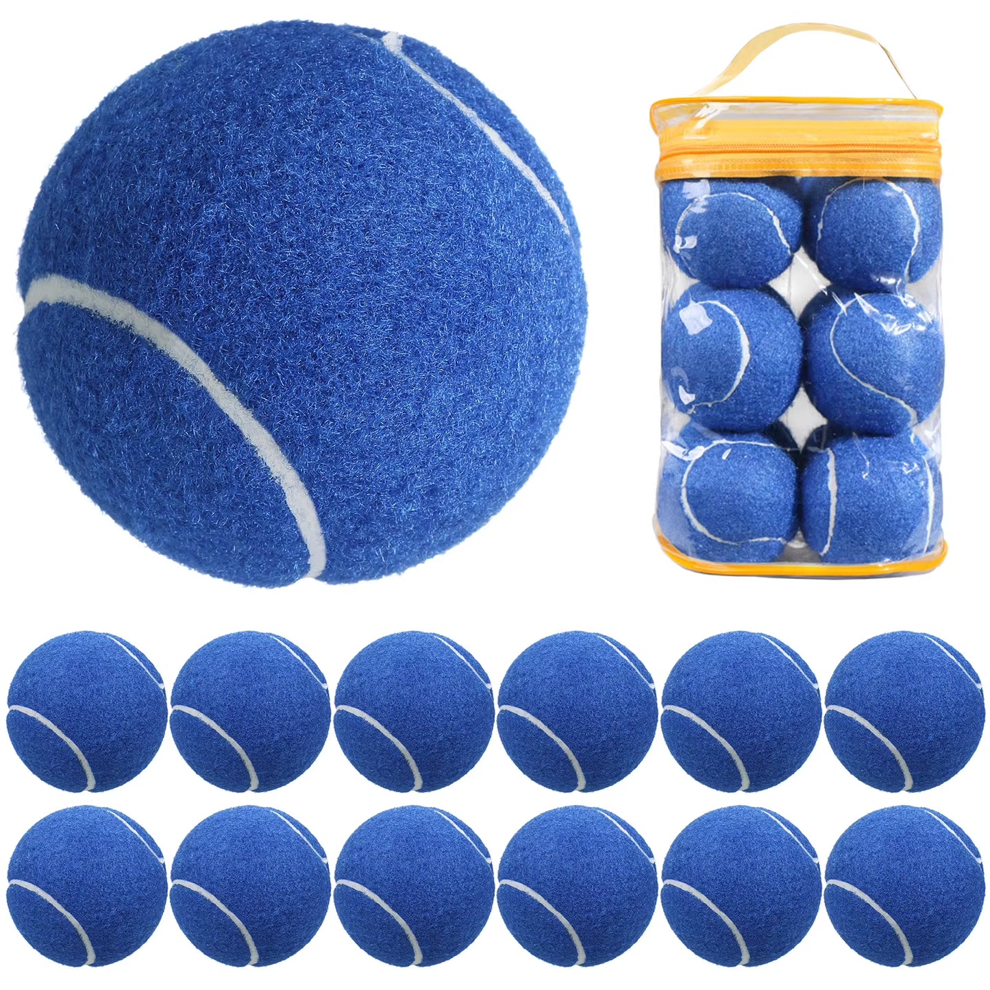 12 Packs Pressure Matching and Training Tennis Balls Sports Beach Tennis Tennis Practice
