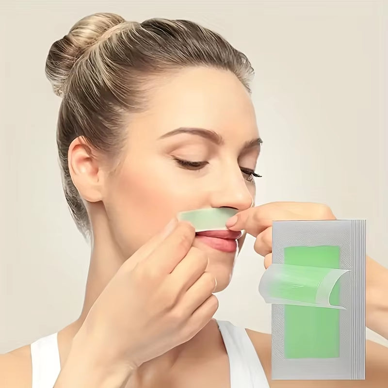 20Pcs Hair Removal Wax Paper for Lips, Facial Beard, Lips, Eyebrows, High Bikini Line, Multi-Purpose Hair Removal Wax Paper