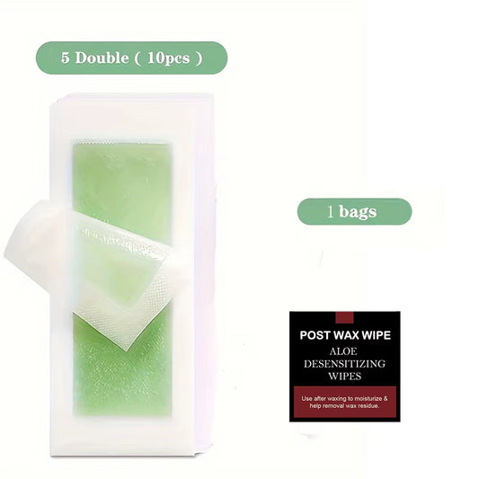 20Pcs Hair Removal Wax Paper for Lips, Facial Beard, Lips, Eyebrows, High Bikini Line, Multi-Purpose Hair Removal Wax Paper