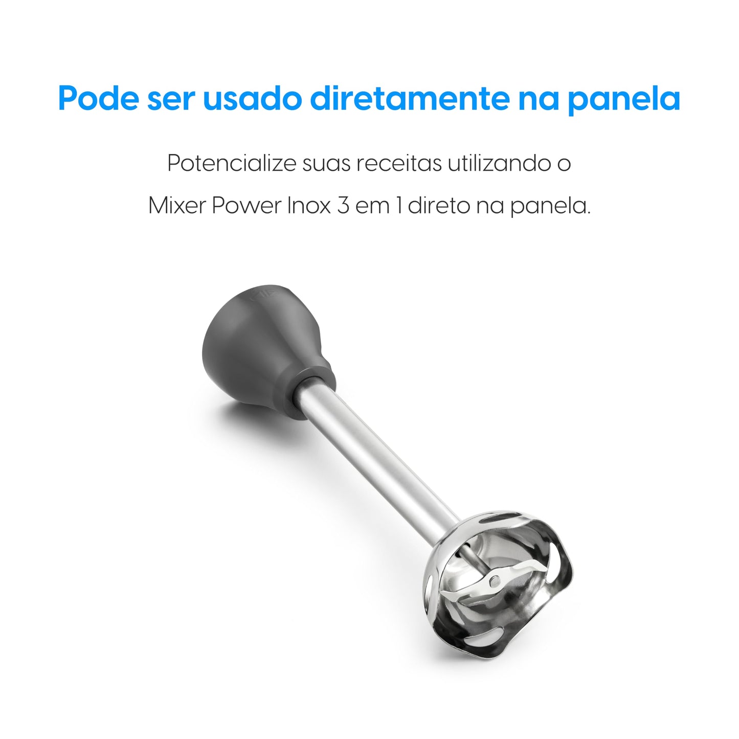 Mixer Power Inox 3 em 1 600W Elgin Lunar 110V - Mixer, triturador e batedor