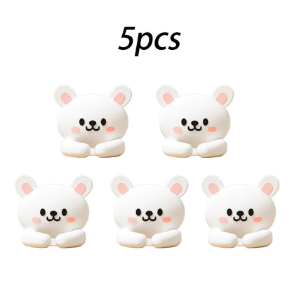 Worthbuy Desktop Cute Cable Organizers Holder Clips Desk Tidy Organiser Self Adhesive Cable Management Office Wire Cord Holder